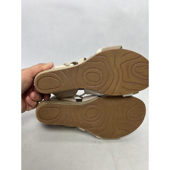 OTBT Freedom Wedge Leather Strappy Sandals Women's Size 10M - Picture 10 of 11